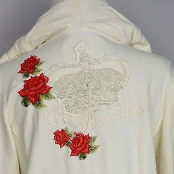 Vintage Johnny Was, JWLA, Hoodie with Embroidered Flowers - Picture 3 of 6